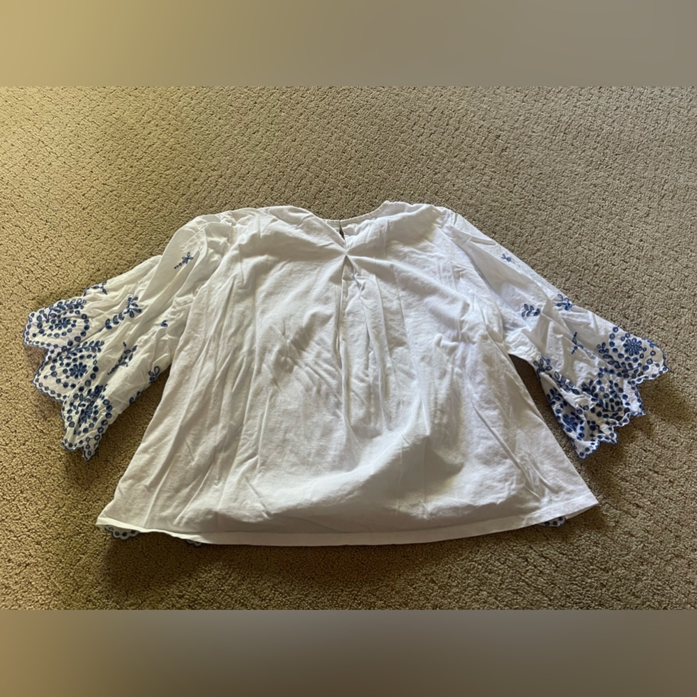 Tory Burch Mariana Top in White Size XL - Picture 14 of 16